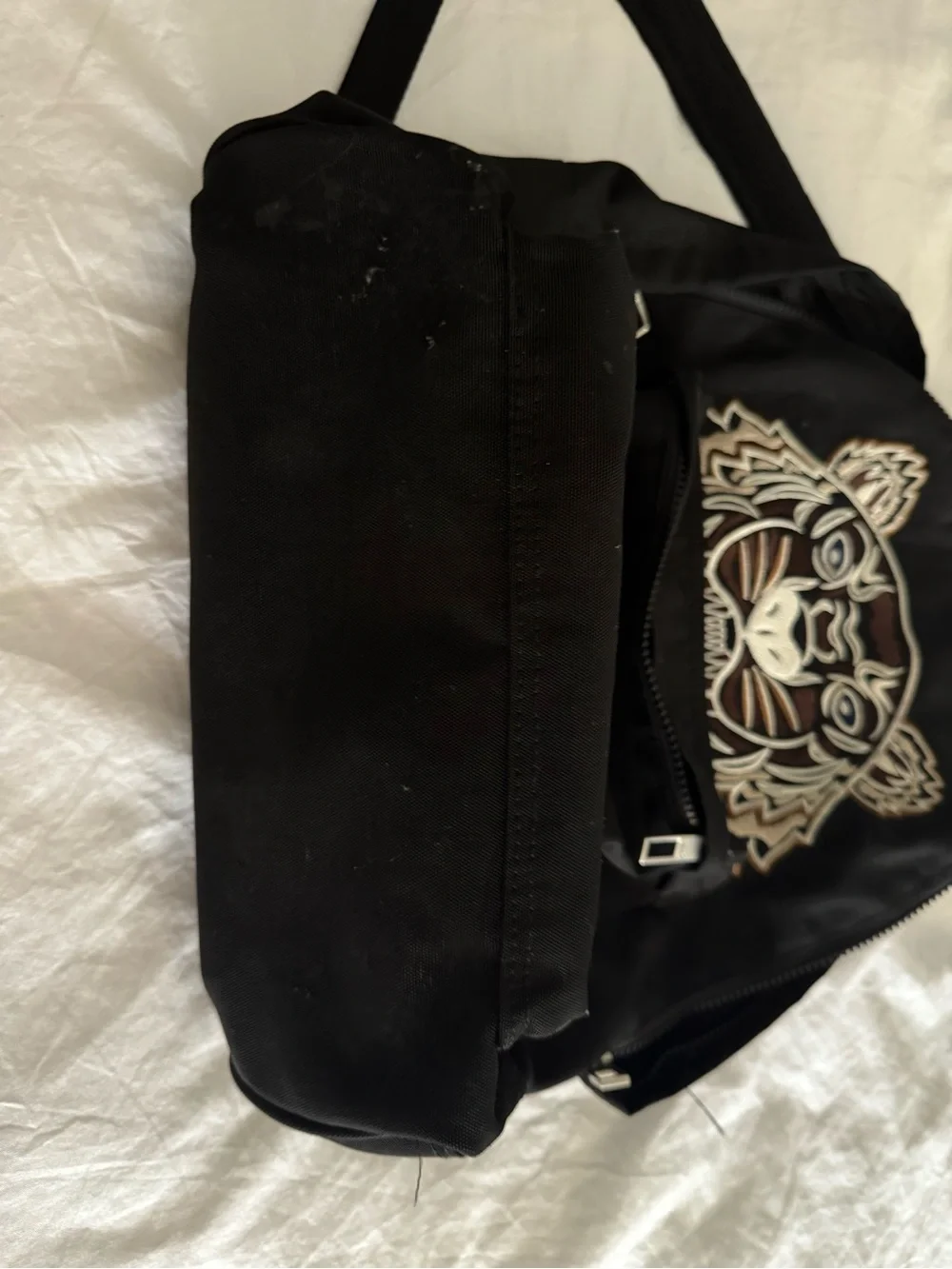 KENZO PARIS Black Backpack with Tiger Logo